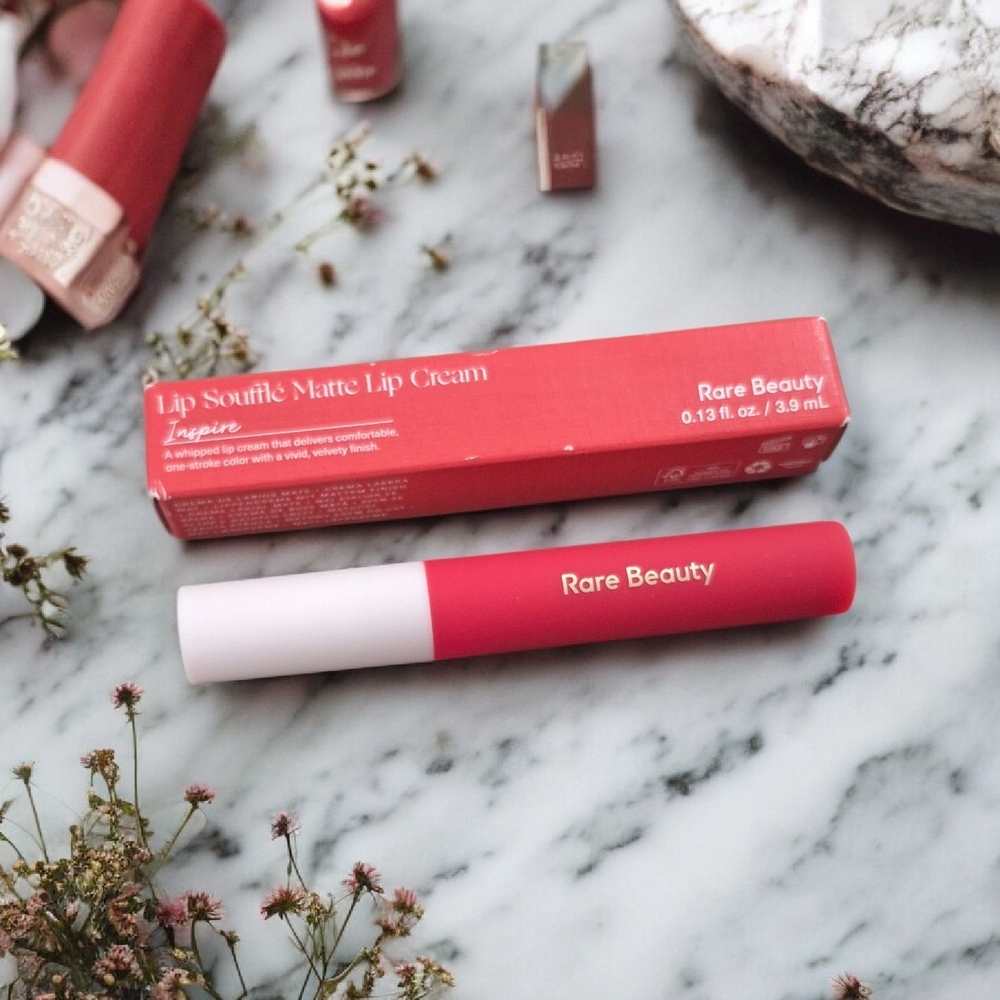 Rare Beauty Lip Souffle Matte Lip Cream - Bold Red